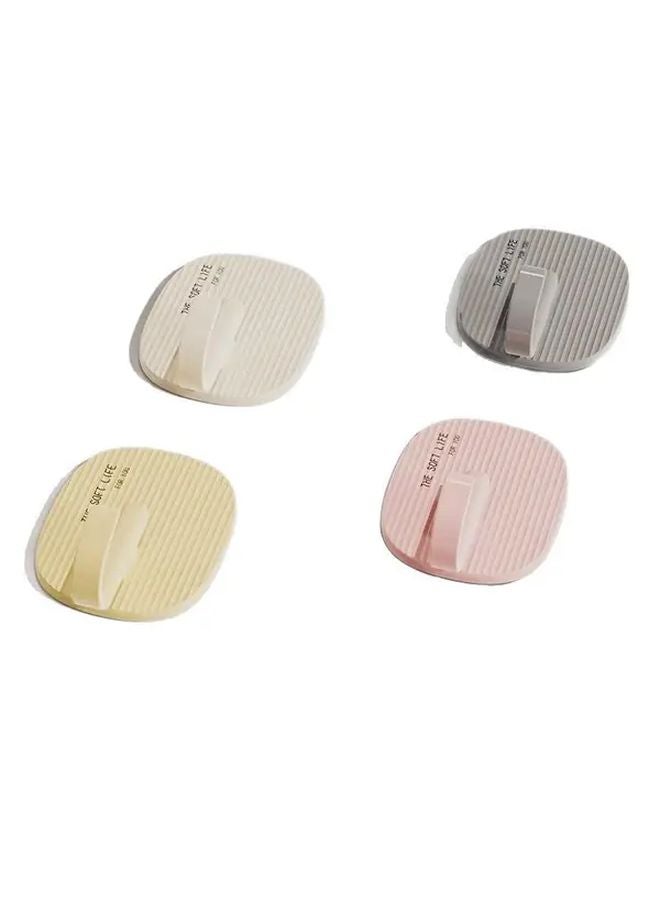 Heavy Duty Self Adhesive Hooks Damage Free Removal Strong Hold For Towels Robes Bags Yellow - Image 5